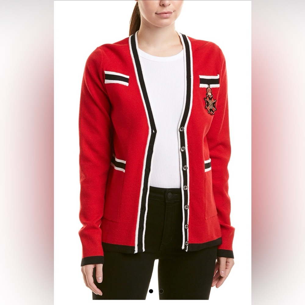 Lea & Viola Patch Cardigan